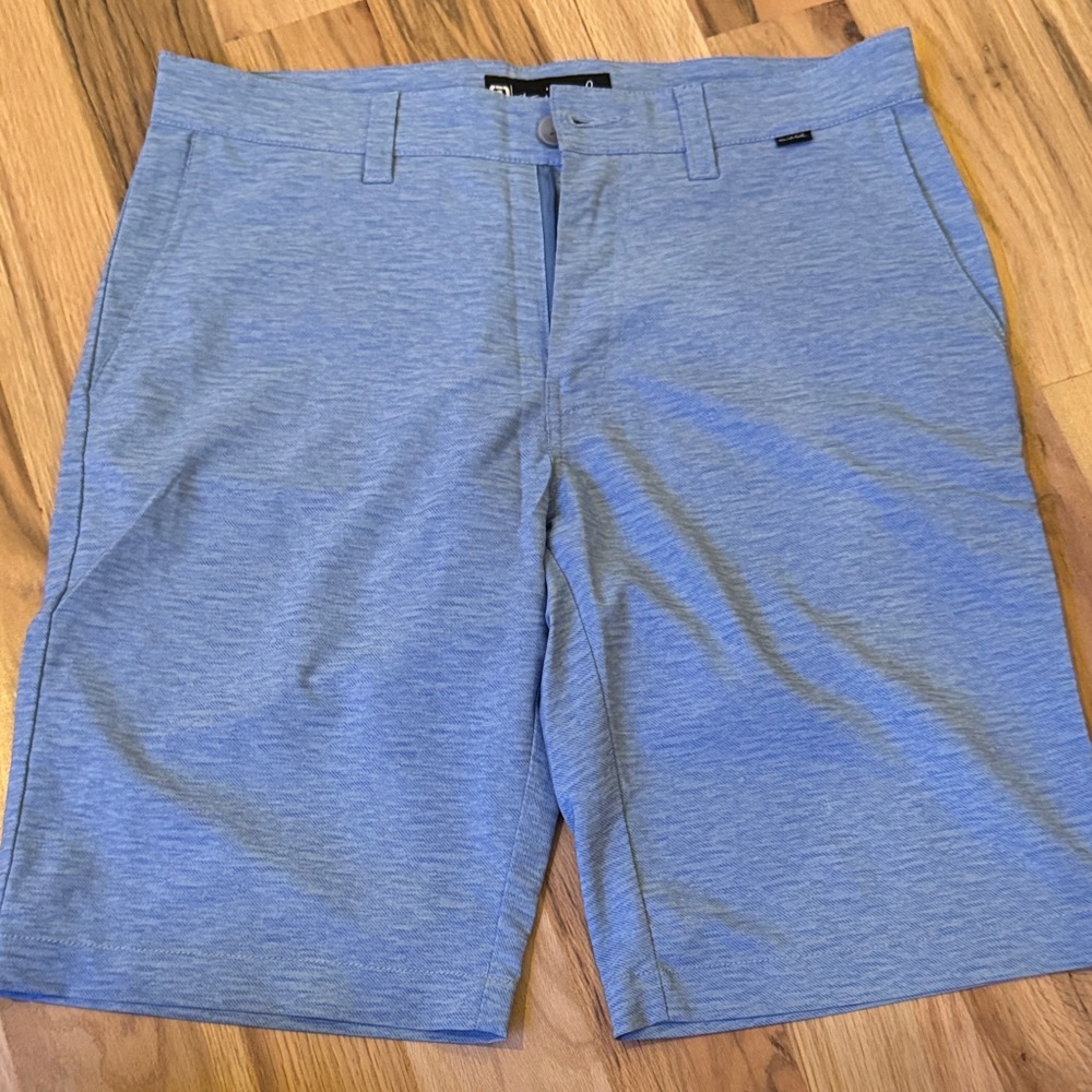 Travis Mathew Light Blue Flat Front Shorts